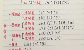 48音标背诵顺口溜